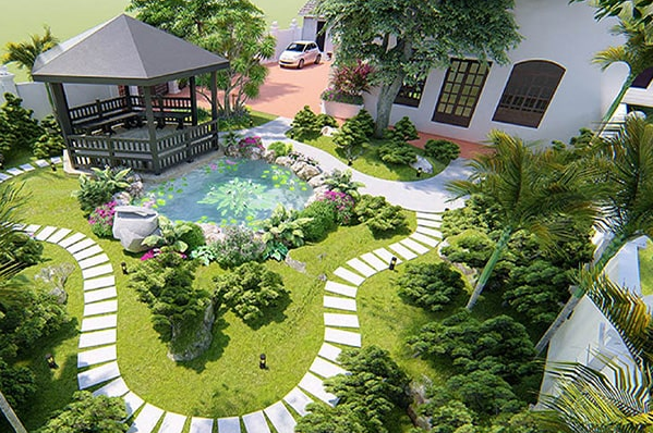 20+ Ý tưởng thiết kế cảnh quan sân vườn độc đáo, đẹp mê ly